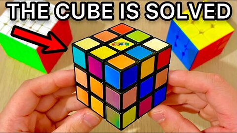 This Impossible Rubik’s Cube is actually solved…