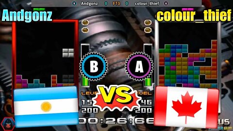 Tetris the Absolute The Grand Master 2 PLUS (Andgonz Vs. colour_thief) [Argentina Vs. Canada]