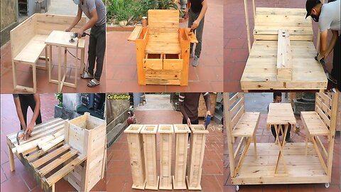 6 Amazingly Perfect Pallet Wood Recycling Projects __ Cheap Furniture Design From Wooden Pallets