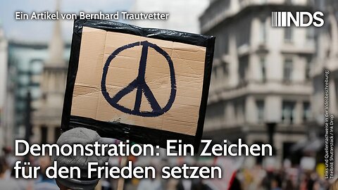Demonstration: Ein Zeichen für den Frieden setzen (25. November 2023 in Berlin) | B. Trautvetter NDS