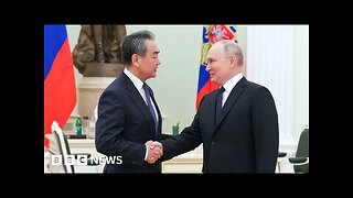 Russian President Vladimir Putin meets top Chinese diplomat in Moscow -BBC News