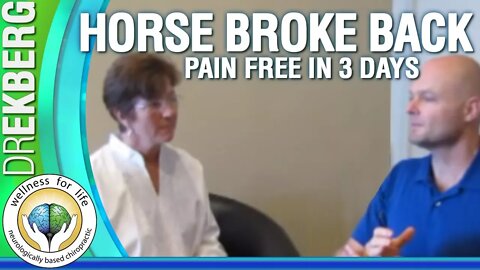 Relief from fractured spine from horse accident - Your Cumming Chiropractor