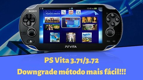 PS Vita 3.71/3.72 Downgrade pra 3.65 e liberação permanente com ENSO, método fácil e rápido!