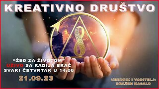 Kreativno društvo - Žeđ za životom na Radiju Brač 21.9.23.