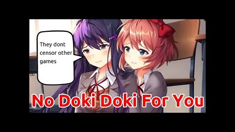 Playstation Anime Game Censorship Is Hypocrisy - Doki Doki Literature