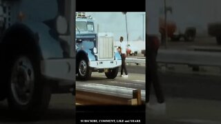 Dump truck and Semi at he Dragstrip 1960s #shorts