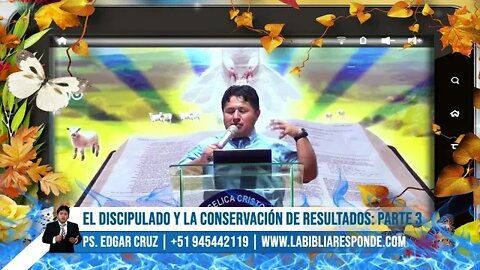 EL DISCIPULADO Y LA CONSERVACIÓN DE RESULTADOS - PARTE 2 - EVANGELISTA EDGAR CRUZ