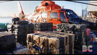 U.S. Coast Guard seized 9 tons of cocaine from drug smuggling vessels in November