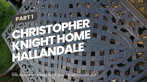 Christopher Knight Home Hallandale Outdoor Sarasota Cast Aluminum Square Dining Set, 5-Pcs Set,...