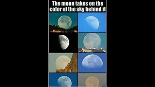 The Moon is Upon a Flat Earth