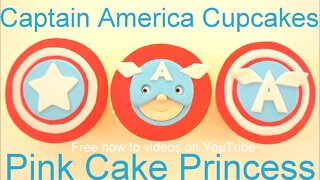 Copycat Recipes Captain America Cupcakes - How to Make Captain America Cupcake Face Cook Recipes f