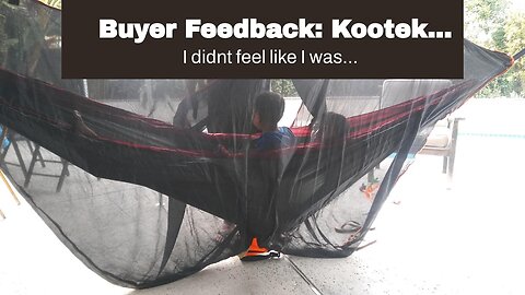 Buyer Feedback: Kootek Camping Hammock Double & Single Portable Hammocks Camping Accessories fo...