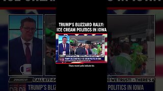 Trump's Blizzard Rally: Ice Cream Politics in Iowa