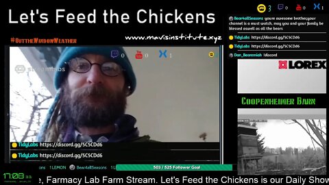 Let's Feed the Chickens : EP 34: Chemtrail Skies and Why plan to Grow more inside