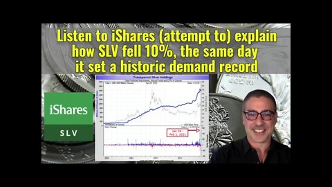 Listen to iShares (attempt to) explain how SLV fell 10% the same day it set a historic demand record