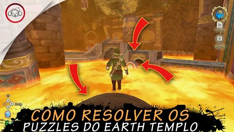 The Legend Of Zelda: Skyward Sword HD, Como resolver os PUZZLES do Earth TEMPLO | super dica PT BR