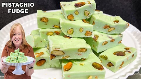 Pistachio Fudge Recipe, A Smooth, Creamy Fudge with Crunchy, Salty, & Roasted Pistachios