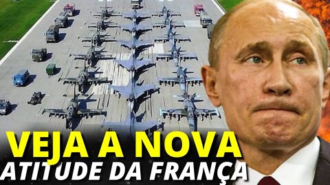 RUSSOS EM ALERTA ! França começa a movimentar seus CAÇAS para o flanco leste da OTAN