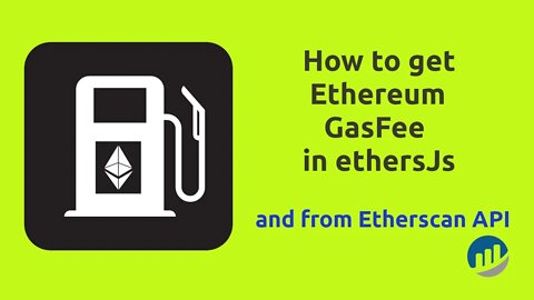 How to get the gasPrice with ethersJs & etherscan API