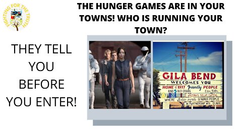 WHO RULES YOUR TOWN AND CITY? THE HUNGER GAMES ARE REAL!