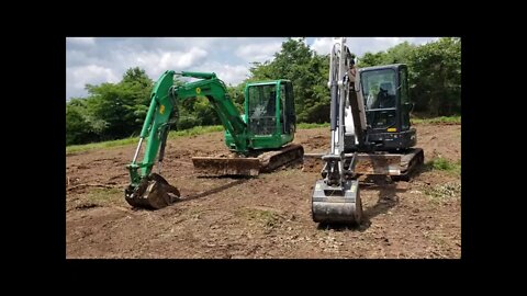 Southern Illinois farm vlog! Excavator's, (takeuchi vs. Bobcat) home demolition, updates & more!