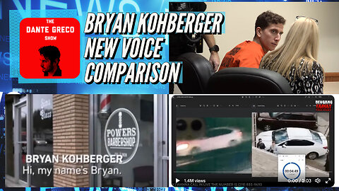 *NEW: Bryan Kohberger Barber VMail + Court Appearance Vs @T-REV757 Pod Audio Comparison