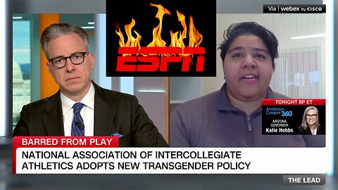 Woke ESPN Non Binary writer PANICS! Runs to CNN to TRASH NAIA Transgender Sports BAN!