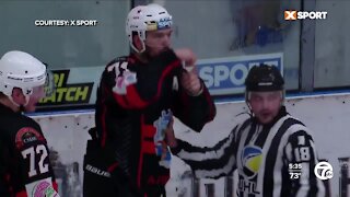 Local hockey player gaining support after racist gesture