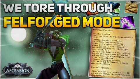 MY MOST INSANE FELFORGED JOURNEY YET! | Project Ascension FELFORGED | WoW w/ Random Abilities