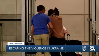 Ukrainian woman reunites with family after tireless journey