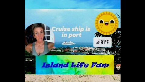 The Cruise Ship Has Arrived | Island Life Fam | Saint Lucia | Atlantic Ocean | Caribbean