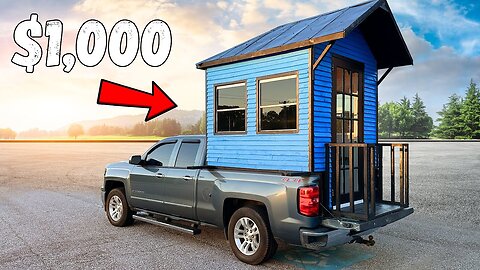 Turning my TRUCK into a TINY HOME (for less than $1,000)