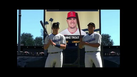 MLB The Show 22 Mike Trout Homerun Derby