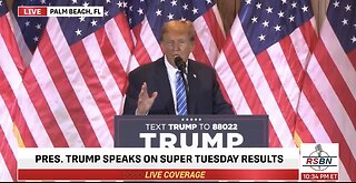 TRUMP❤️🇺🇸🥇DELIVERS SPEECH🤍🇺🇸🏆AFTER WINNING SUPER TUESDAY💙🇺🇸🏅🏰⭐️