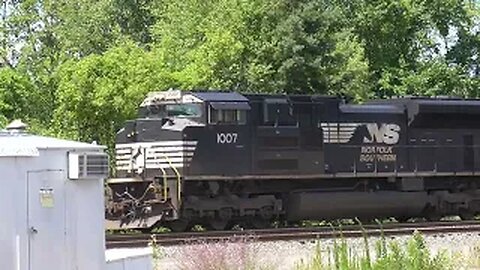 Norfolk Southern Train Meet from Berea, Ohio July 9, 2022