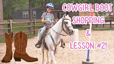 Cowgirl Adventures: Flea Market Finds & Elora's Trotting Triumph! | Lesson 2