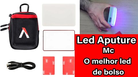 UNBOXING Um led para levar no bolso - Aputure MC RGBWW LED Video Film Light