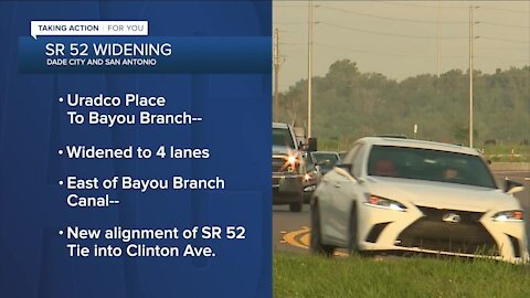 FDOT widening State Road 52 in Dade City; adding new safety changes