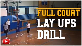 Winning Basketball Offense - Full Court Lay Ups Drill featuring Coach Wootten