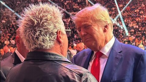 LIVE RECORDING of Trump and Guy Fieri!