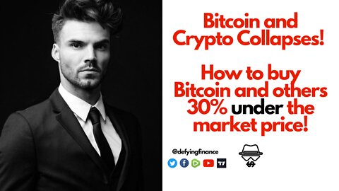 Bitcoin and crypto collapse. How to get a 30% discount on Bitcoin RIGHT NOW!