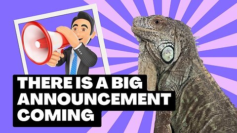 A big announcement is coming