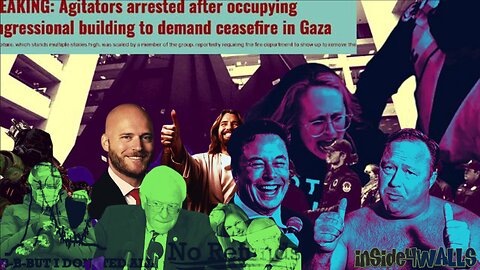 Alex Jones Returns\Hamas Statue Climer\Bernie Sanders Defends Israel\Bernie Burn'd\GOP Beheads Satan