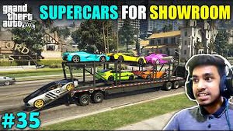 STEALING SUPERCARS FOR NEW SHOWROOM - GTA V GAMEPLAY #35