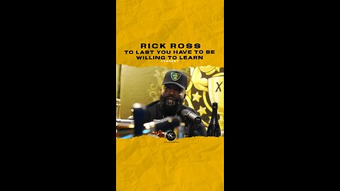 #rickross To last you have to be willing to learn. 🎥 @drinkchamps