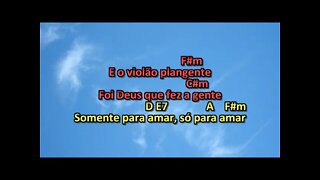 Foi Deus Quem Fez Você Amelinha karaoke playback