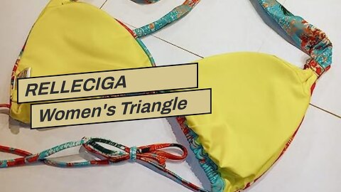 RELLECIGA Women's Triangle Bikini Set