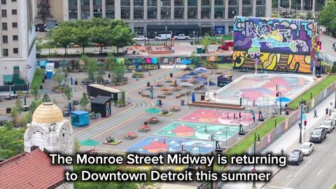 Monroe Street Midway returns to Downtown Detroit with roller skating, mini-golf and more