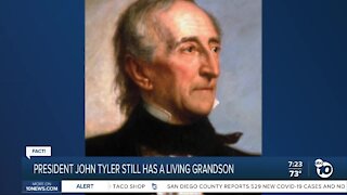 Fact or Fiction: President John Tyler has a living grandson?