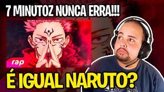 REACT Rap do Itadori Yuji e Sukuna (Jujutsu Kaisen) - RECEPTÁCULO DO REI DAS MALDIÇÕES | NERD HITS